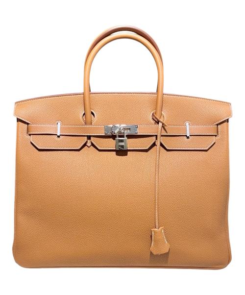 HERMES（エルメス）HERMES (エルメス) Birkin 40 バーキン40 トゴ ゴールド U刻印：2022年製造 シルバー金具 ゴールド サイズ:40の古着・服飾アイテム