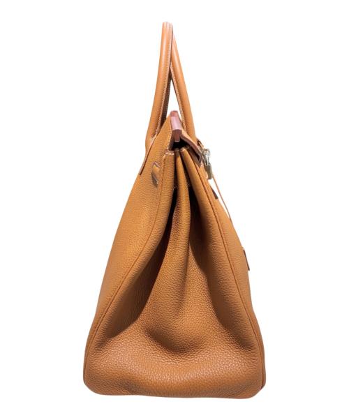HERMES（エルメス）HERMES (エルメス) Birkin 40 バーキン40 トゴ ゴールド U刻印：2022年製造 シルバー金具 ゴールド サイズ:40の古着・服飾アイテム