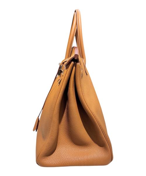 HERMES（エルメス）HERMES (エルメス) Birkin 40 バーキン40 トゴ ゴールド U刻印：2022年製造 シルバー金具 ゴールド サイズ:40の古着・服飾アイテム