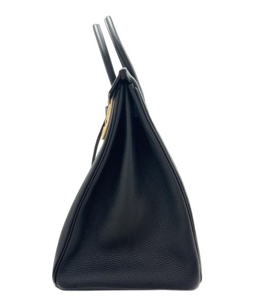 HERMES（エルメス）HERMES (エルメス) Birkin40 Noir Black/バーキン40/ノワール/ゴールド金具/トリヨンクレマンス/C刻印:2018年製 ブラック サイズ:40の古着・服飾アイテム