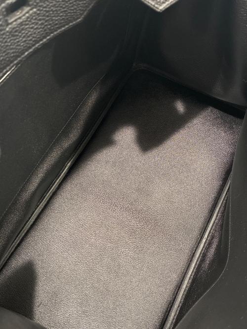 HERMES（エルメス）HERMES (エルメス) Birkin40 Noir Black/バーキン40/ノワール/ゴールド金具/トリヨンクレマンス/C刻印:2018年製 ブラック サイズ:40の古着・服飾アイテム