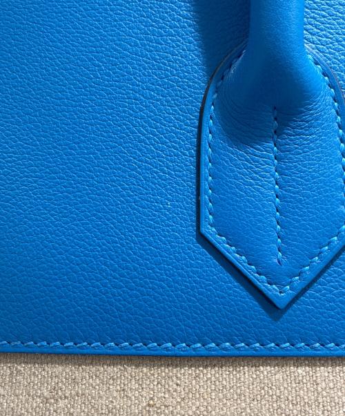 HERMES（エルメス）HERMES (エルメス) オータクロア 40/Haut à Courroies 40/トゴ×トワルアッシュ/ブルー系/Z刻印：2021年製 ブルー サイズ:40の古着・服飾アイテム