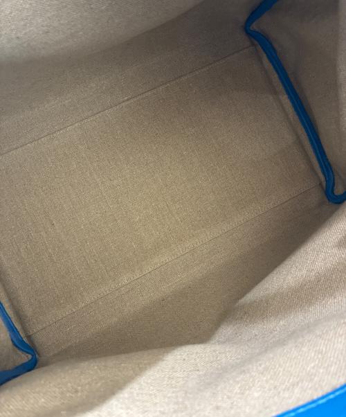 HERMES（エルメス）HERMES (エルメス) オータクロア 40/Haut à Courroies 40/トゴ×トワルアッシュ/ブルー系/Z刻印：2021年製 ブルー サイズ:40の古着・服飾アイテム