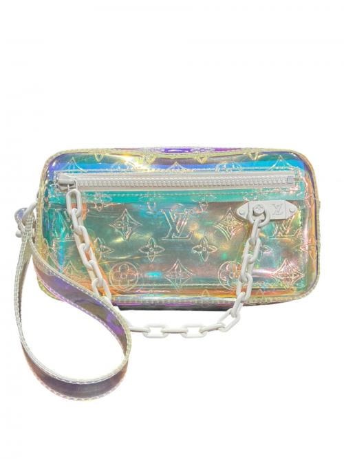 LOUIS VUITTON（ルイ ヴィトン）LOUIS VUITTON (ルイ ヴィトン) ポシェット・ヴォルガ M55261 モノグラム・プリズム メタリックの古着・服飾アイテム