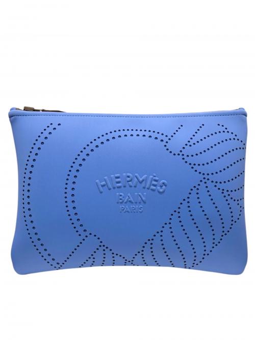 HERMES（エルメス）HERMES (エルメス) ネオバンカノエ MM ブルー サイズ:MMの古着・服飾アイテム