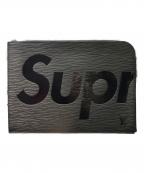 LOUIS VUITTON×SUPREMEルイ ヴィトン×シュプリーム）の古着「17AW ポシェットジュールGM」｜ブラック