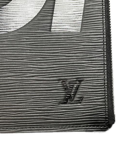 LOUIS VUITTON（ルイ ヴィトン）LOUIS VUITTON (ルイ ヴィトン) Supreme (シュプリーム) 17AW ポシェットジュールGM ブラック 未使用品の古着・服飾アイテム