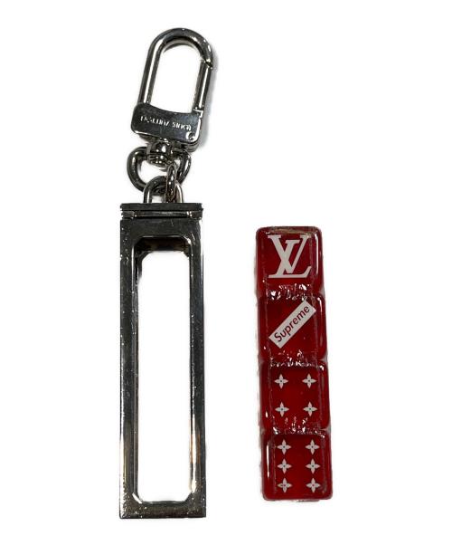 LOUIS VUITTON（ルイ ヴィトン）LOUIS VUITTON (ルイ ヴィトン) SUPREME (シュプリーム) ダイス キーホルダー レッドの古着・服飾アイテム