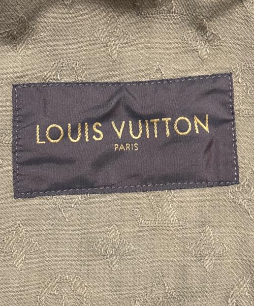 LOUIS VUITTON（ルイ ヴィトン）LOUIS VUITTON (ルイ ヴィトン) Supreme (シュプリーム) モノグラム カモフラージュ デニムジャケット オリーブ サイズ:46の古着・服飾アイテム