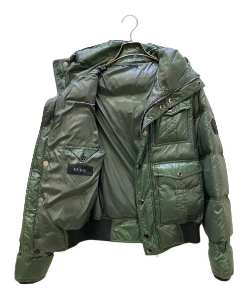 GUCCI（グッチ）GUCCI (グッチ) ダウンジャケット オリーブ サイズ:44の古着・服飾アイテム