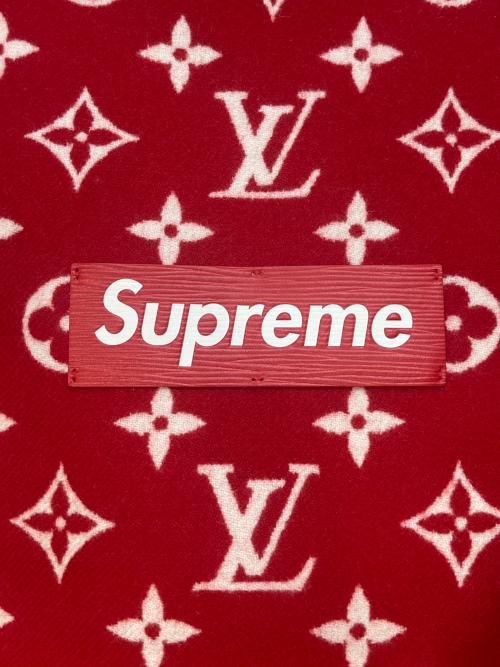 LOUIS VUITTON（ルイ ヴィトン）LOUIS VUITTON (ルイ ヴィトン) Supreme (シュプリーム) Monoglam Blanket 未使用品の古着・服飾アイテム