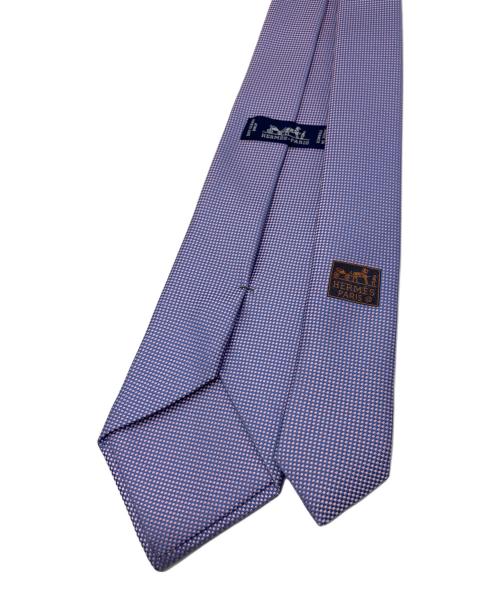 HERMES（エルメス）HERMES (エルメス) HERMES　ネクタイ パープル サイズ:‐の古着・服飾アイテム