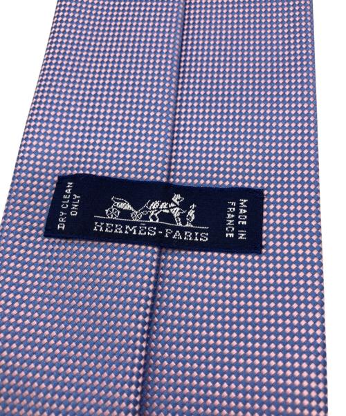 HERMES（エルメス）HERMES (エルメス) HERMES　ネクタイ パープル サイズ:‐の古着・服飾アイテム
