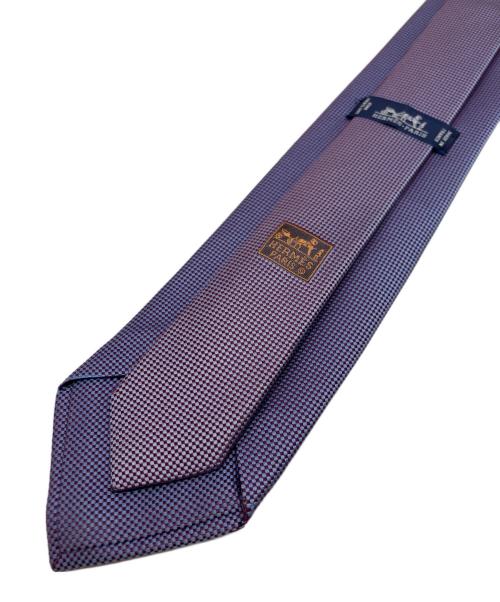 HERMES（エルメス）HERMES (エルメス) ネクタイ パープル サイズ:-の古着・服飾アイテム