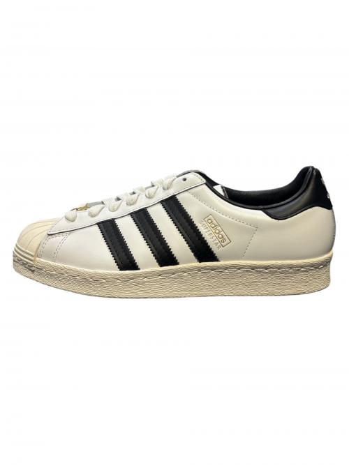 adidas（アディダス）adidas (アディダス) BAPE BY A BATHING APE (ベイプバイアベイシングエイプ) Superstar 80s ホワイト サイズ:25.5 未使用品の古着・服飾アイテム