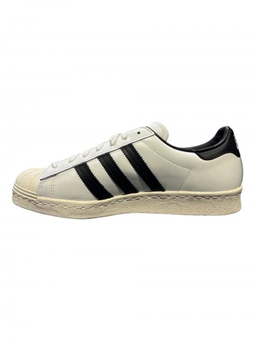 adidas（アディダス）adidas (アディダス) BAPE BY A BATHING APE (ベイプバイアベイシングエイプ) Superstar 80s ホワイト サイズ:25.5 未使用品の古着・服飾アイテム