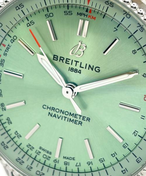 BREITLING（ブライトリング）BREITLING (ブライトリング) Navitimer Automatic 36 ナビタイマー オートマチック 36 Ref.A17327 36mm 緑文字盤 グリーン サイズ:36mm/14-18cmの古着・服飾アイテム