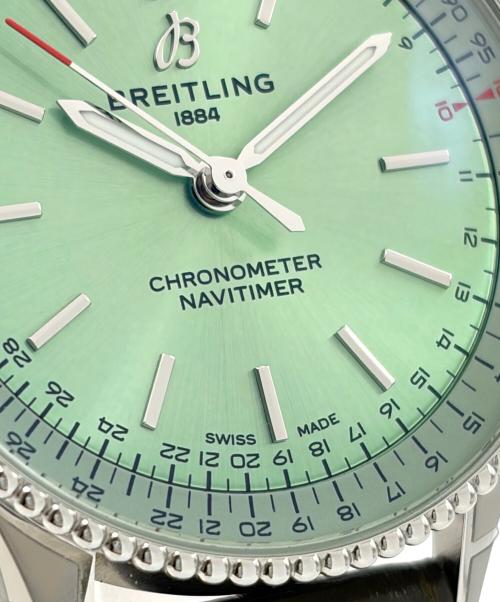 BREITLING（ブライトリング）BREITLING (ブライトリング) Navitimer Automatic 36 ナビタイマー オートマチック 36 Ref.A17327 36mm 緑文字盤 グリーン サイズ:36mm/14-18cmの古着・服飾アイテム