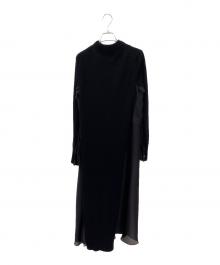 sacai（サカイ）の古着「ドッキングワンピース」｜ブラック