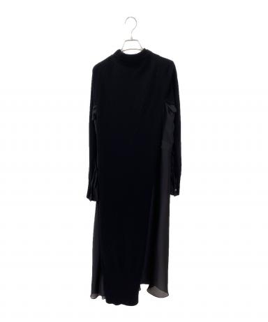 中古・古着通販】sacai (サカイ) ドッキングワンピース ブラック
