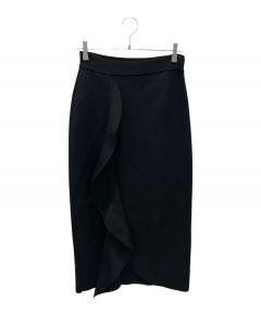 中古・古着通販】ENFOLD (エンフォルド) CIRCLE COCOON SKIRT ブラック