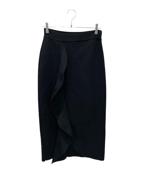 ALEXANDER McQUEEN（アレキサンダーマックイーン）ALEXANDER McQUEEN (アレキサンダーマックイーン) ビスコーススカート ブラック サイズ:Mの古着・服飾アイテム