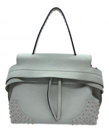 TOD'S（トッズ）の古着「ウェーブショルダーバッグ」｜アイボリー