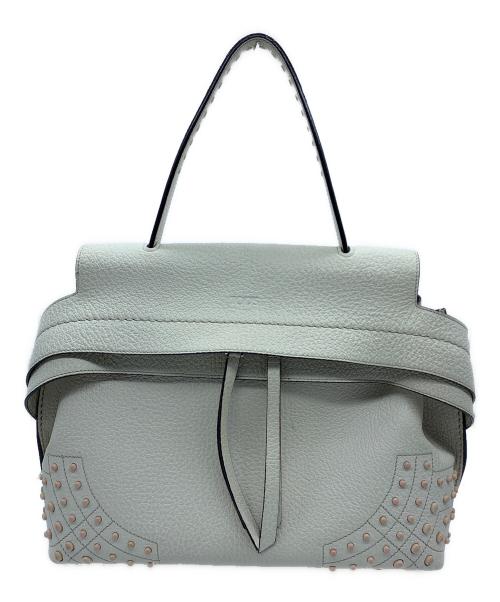 TOD'S（トッズ）TOD'S (トッズ) ウェーブショルダーバッグ アイボリーの古着・服飾アイテム