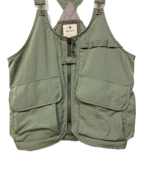 Snow peak（スノーピーク）Snow peak (スノーピーク) アウトドアウェア(タキビウェザークロスベスト) グレー サイズ:SIZE M 未使用品の古着・服飾アイテム
