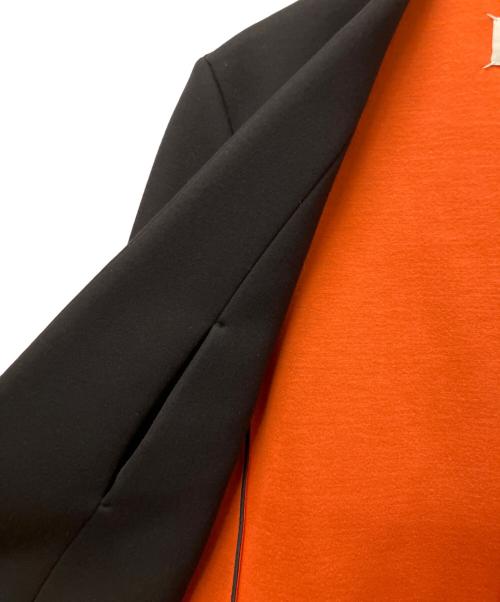 Maison Margiela（メゾンマルジェラ）Maison Margiela (メゾンマルジェラ) 別注ネオプレーンノーカラージャケット ブラック サイズ:48の古着・服飾アイテム