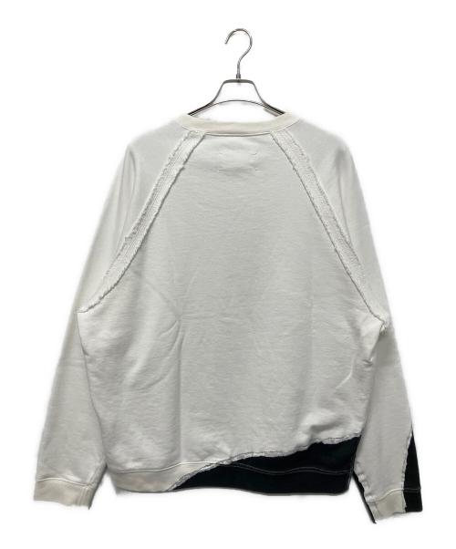 Maison Margiela（メゾンマルジェラ）Maison Margiela (メゾンマルジェラ) カレンダーロゴクルーネックスウェット ホワイト サイズ:44の古着・服飾アイテム