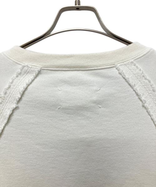 Maison Margiela（メゾンマルジェラ）Maison Margiela (メゾンマルジェラ) カレンダーロゴクルーネックスウェット ホワイト サイズ:44の古着・服飾アイテム