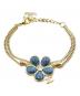 CHANEL（シャネル）の古着「Denim Flower Bracelet デニムフラワーブレスレットABG834 B22935 U5843」｜インディゴ