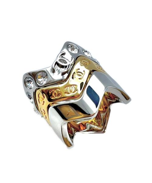CHANEL（シャネル）CHANEL (シャネル) Triple ring/3連リング/ABH618-B24228-U9884 サイズ:16号の古着・服飾アイテム