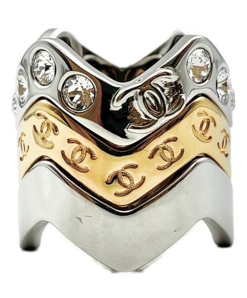 CHANEL（シャネル）CHANEL (シャネル) Triple ring/3連リング/ABH618-B24228-U9884 サイズ:16号の古着・服飾アイテム