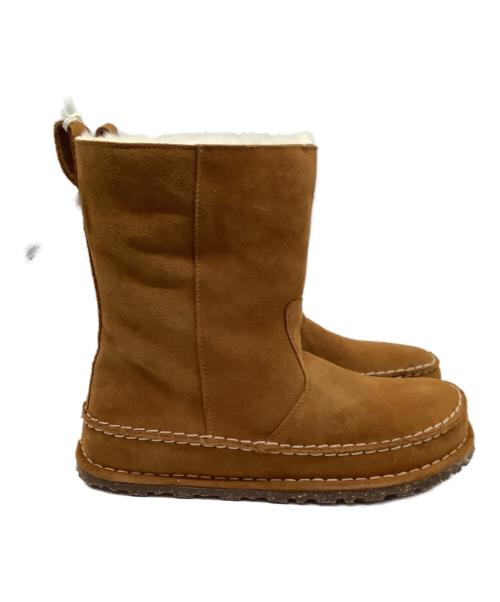 BIRKENSTOCK（ビルケンシュトック）BIRKENSTOCK (ビルケンシュトック) ムートンブーツ　BIRKENSTOCK ブラウン サイズ:24.5cmの古着・服飾アイテム