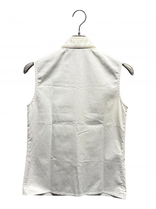 LOUIS VUITTON（ルイ ヴィトン）LOUIS VUITTON (ルイ ヴィトン) ノースリーブシャツ/RW201B OOM FITO67 ホワイト サイズ:34の古着・服飾アイテム