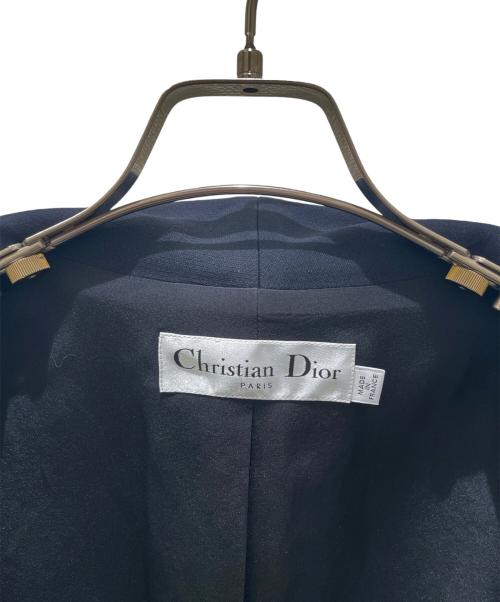Christian Dior（クリスチャン ディオール）Christian Dior (クリスチャン ディオール) シングルブレストジャケット ブラック サイズ:34の古着・服飾アイテム