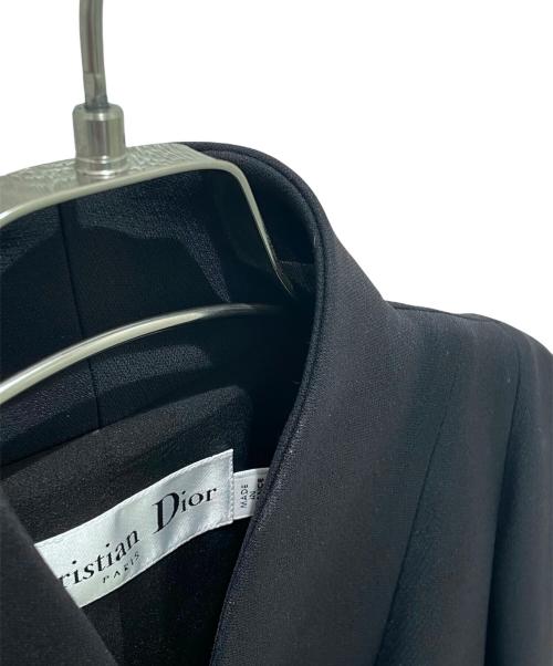 Christian Dior（クリスチャン ディオール）Christian Dior (クリスチャン ディオール) シングルブレストジャケット ブラック サイズ:34の古着・服飾アイテム
