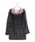CHANEL (シャネル) 24AW LOOK30 Coco Tweed Coat/ココツイードコート/P77290V68948 ブラック×ピンク サイズ:36：820000円