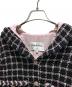 中古・古着 CHANEL (シャネル) 24AW LOOK30 Coco Tweed Coat/ココツイードコート/P77290V68948 ブラック×ピンク サイズ:36：820000円