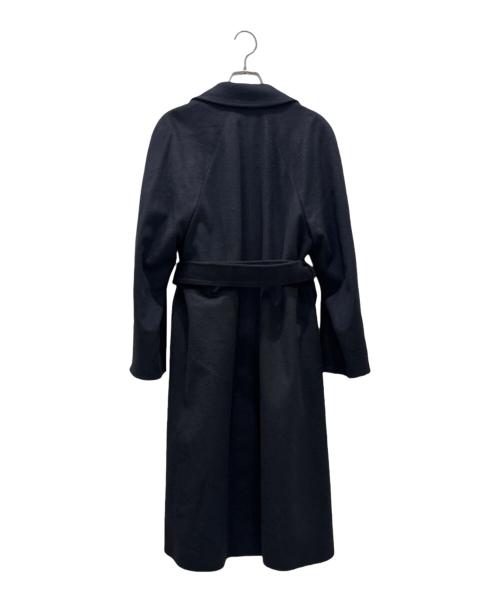 GIORGIO ARMANI（ジョルジオアルマーニ）GIORGIO ARMANI (ジョルジオアルマーニ) カシミヤコート ブラック サイズ:36の古着・服飾アイテム