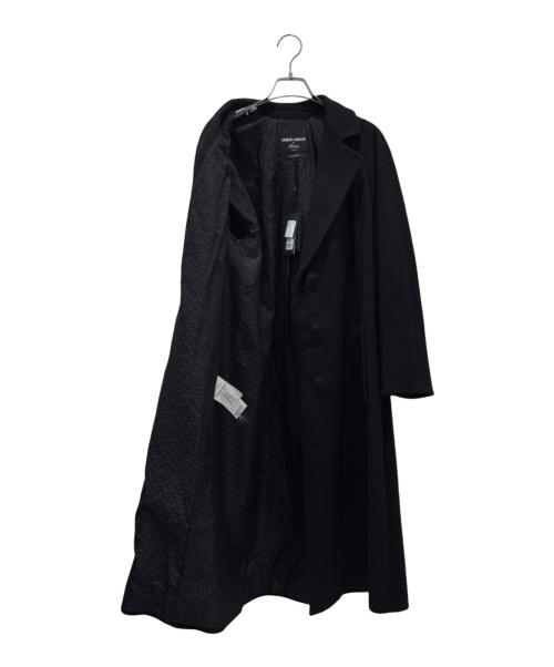 GIORGIO ARMANI（ジョルジオアルマーニ）GIORGIO ARMANI (ジョルジオアルマーニ) カシミヤコート ブラック サイズ:36の古着・服飾アイテム