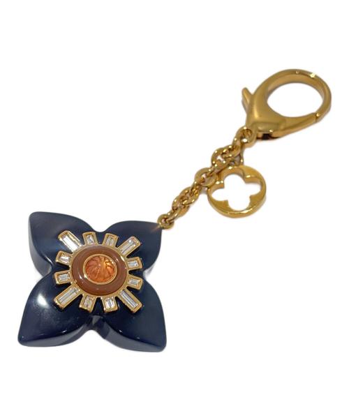 LOUIS VUITTON（ルイ ヴィトン）LOUIS VUITTON (ルイ ヴィトン) ポルトクレ・フルールエトワール/Porte Clés Fleur Étoile Key Holder/M66457 ブラック×ゴールド サイズ:-の古着・服飾アイテム