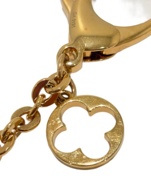 LOUIS VUITTON（ルイ ヴィトン）LOUIS VUITTON (ルイ ヴィトン) ポルトクレ・フルールエトワール/Porte Clés Fleur Étoile Key Holder/M66457 ブラック×ゴールド サイズ:-の古着・服飾アイテム