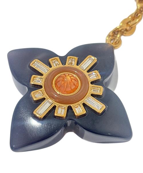 LOUIS VUITTON（ルイ ヴィトン）LOUIS VUITTON (ルイ ヴィトン) ポルトクレ・フルールエトワール/Porte Clés Fleur Étoile Key Holder/M66457 ブラック×ゴールド サイズ:-の古着・服飾アイテム