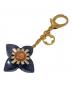 LOUIS VUITTON（ルイ ヴィトン）の古着「ポルトクレ・フルールエトワール/Porte Clés Fleur Étoile Key Holder/M66457」｜ブラック×ゴールド
