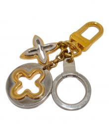 LOUIS VUITTON（ルイ ヴィトン）の古着「ポルトクレ アンソレンス/Porte Clés Insolence Key Holder/バッグチャーム」｜シルバー×ゴールド