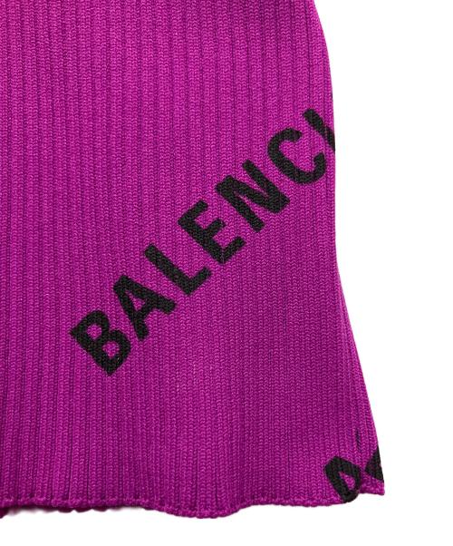 BALENCIAGA（バレンシアガ）BALENCIAGA (バレンシアガ) 総柄プリーツカットソー ショッキングピンク サイズ:XSの古着・服飾アイテム