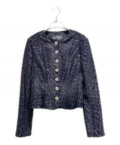 中古・古着通販】LOHEN (ローヘン) V COLLAR LIGHT JACKET グレー